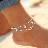 Bracelet de cheville infini